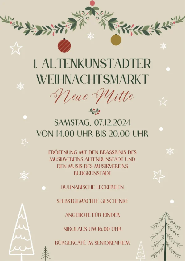weihnachtsmarkt aku 2024