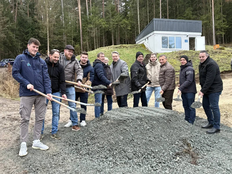 Spatenstich zum Neubau des Hochbehälters Spiessberg